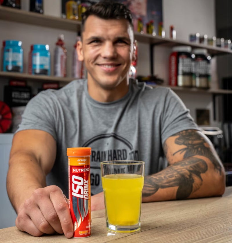 NUTREND ISO DRINX Lemon Effervescent Electrolyte Tablets – Hydration, Energy & Mineral Support | Sports Drink | 12 Tablets - Image 3